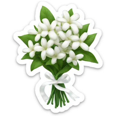 Big bouquet of jasmine  sticker