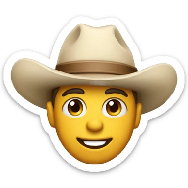 western Christmas emoji sticker
