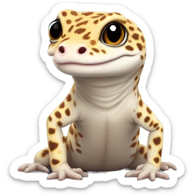 leopard gecko sticker