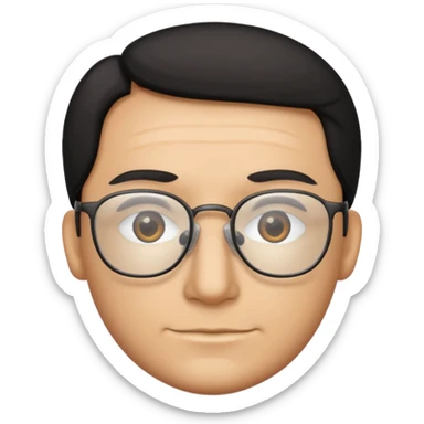 Reading glasses sticker