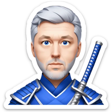 Steadfast Samurai sticker