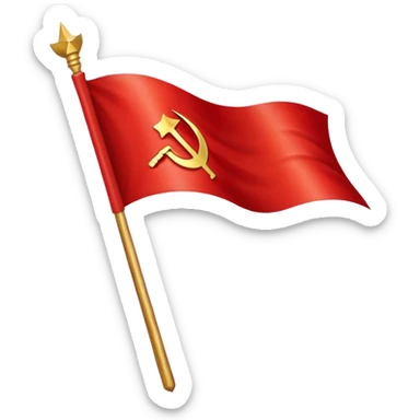 Soviet union flag sticker