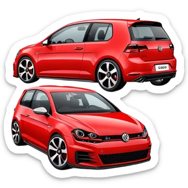 Golf gti performance sticker