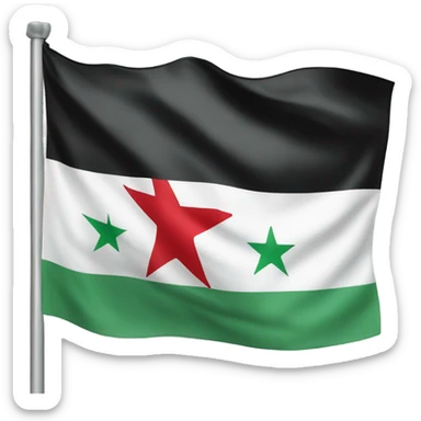 free syrian flag sticker