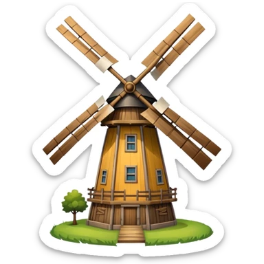 Windmill sticker
