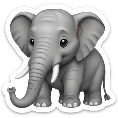 elephant emoji sticker