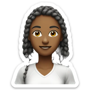 Tennis girl  sticker