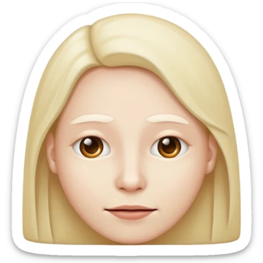 Emoji de persona sin boca sticker