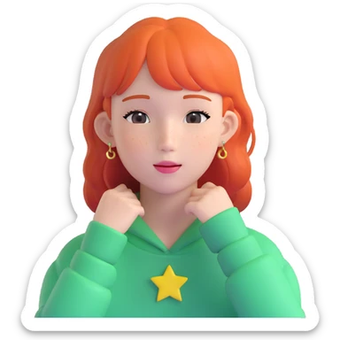 Felix from Stray Kids, Australian K-pop idol with freckles sticker