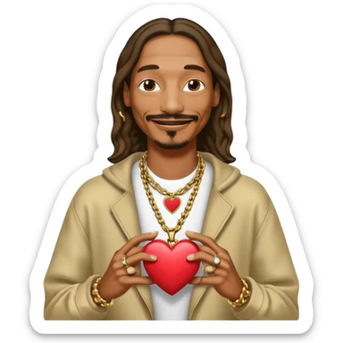 Snoop enamorado sticker