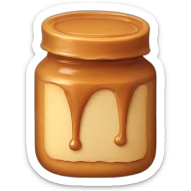 Dulce de leche sticker
