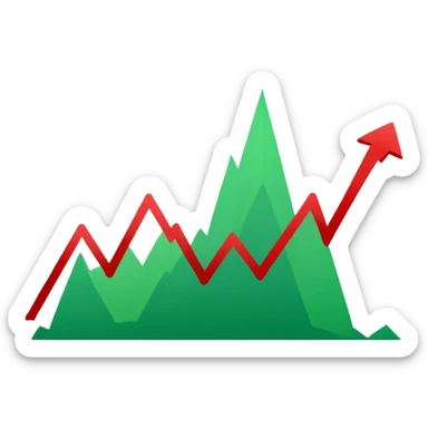 Stock chart sticker