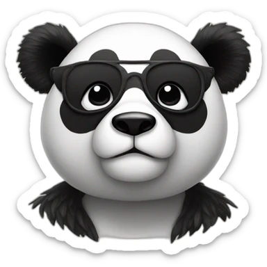 cool panda sticker
