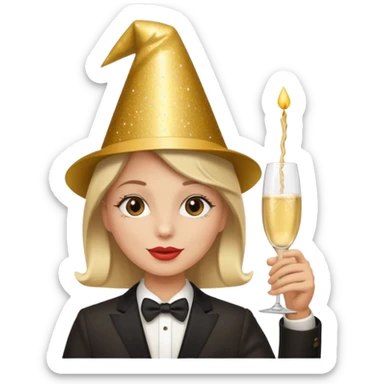 😅 qui fête anniversaire  sticker