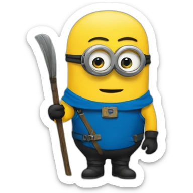 estonian nationalist minion sticker