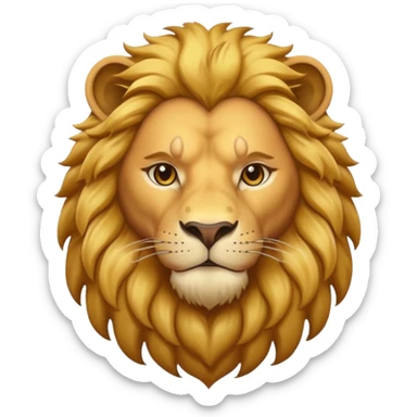 in lion family, only Father. sticker