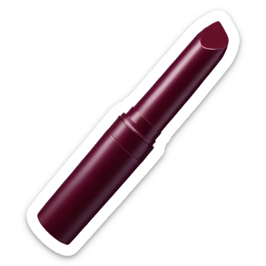 Burgundy lipstick  sticker