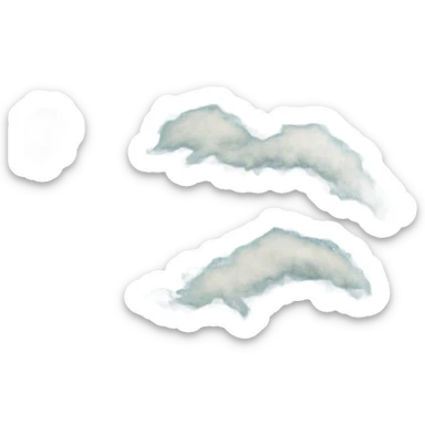 Rough ocean with lots of debris in it ￼ sticker