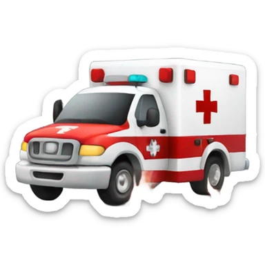 Ambulance and fire sticker