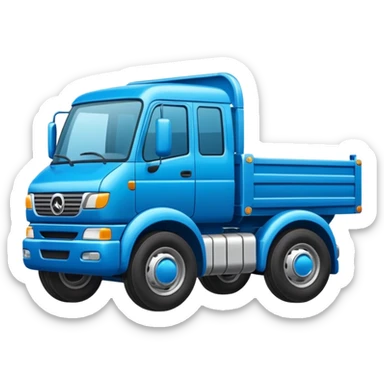 puedes crear unemojis de una tractocamion articulado sticker