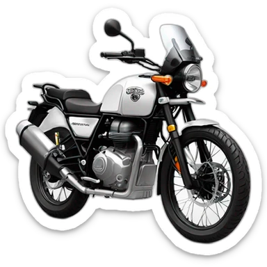 royal enfield himalayan white sticker