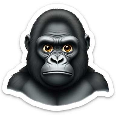 Gorille blanc  sticker
