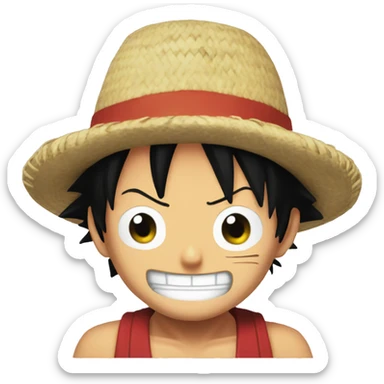 luffy one piece sticker