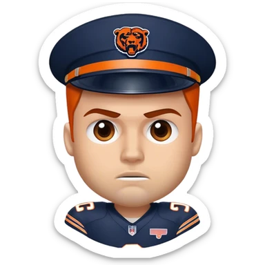 Chicago bears 18 sticker