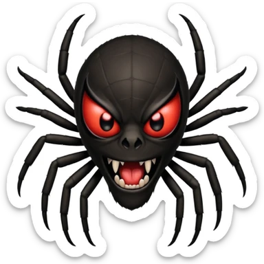 Groom spider sticker