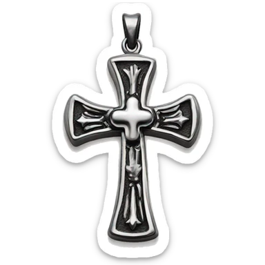chrome hearts cross sticker