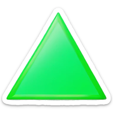 green triangle for kpis sticker