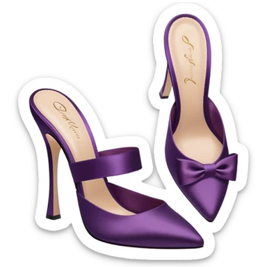 Agent Provocateur Elice Plum Mules
 sticker