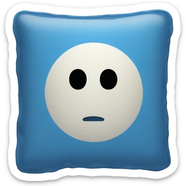 Blue square (🟦) with number one (1) in the middle  sticker