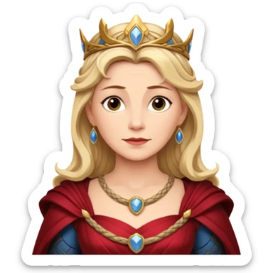 Frigga middle age mother of thor sticker