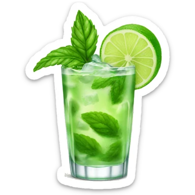 mojito cocktail sticker