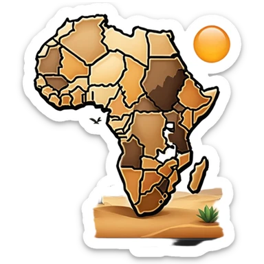Africa sticker