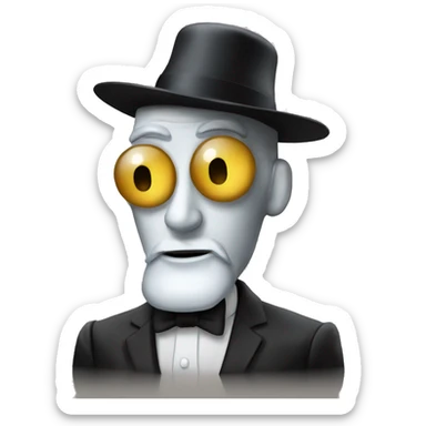 hasidic jewish robot sticker