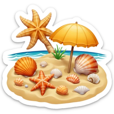 Beach sticker
