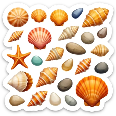 beach elements sticker