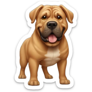 Dog Bull mastif sticker