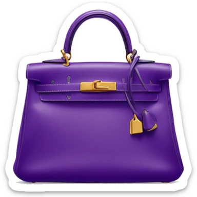 Hermès Kelly purple  bag sticker