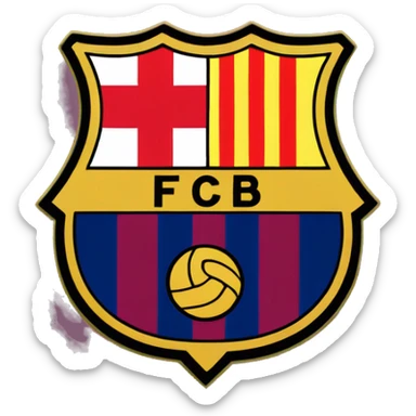 Escudo barça sticker