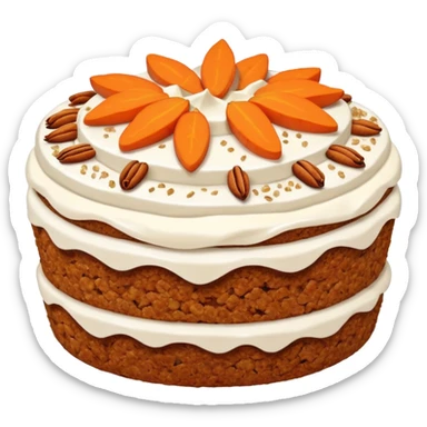 carrot cake oats sticker