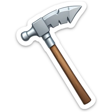 Minecraft pickaxe sticker
