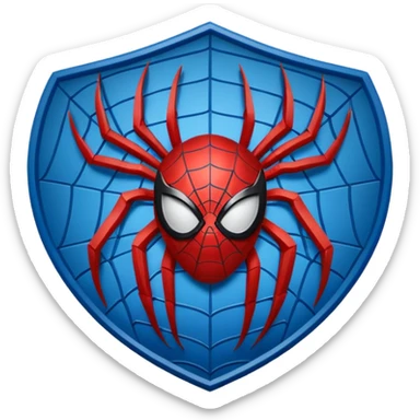 Old Spiderman logo  sticker