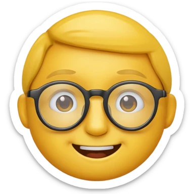 nerd emoji sticker