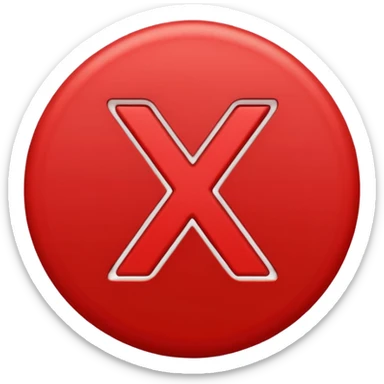 red minus symbol sticker