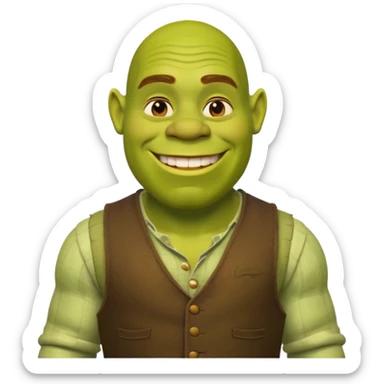 shrek sticker