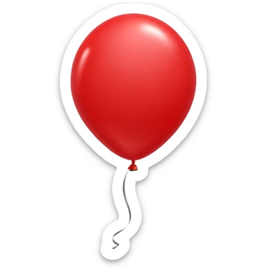 party decor  1 baloon  sticker