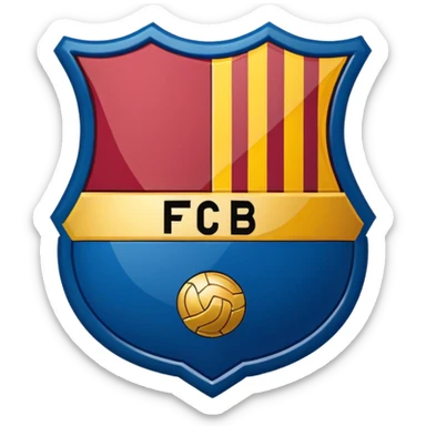 Logotipo de fc barcelona sticker